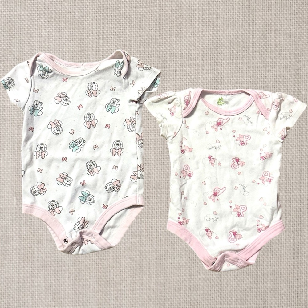 Disney Baby Onesies 3-6 Months 2 pcs
